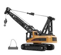 KIMISS 1:50 Scale Alloy Engineering Crane Model - Static Engineering Vehicle Toy for, Brain Development & Cognitive Skills Enhancement