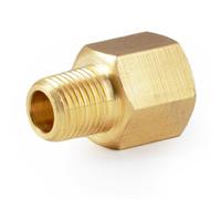 KIMISS 1/8 Npt to 1/8 Bspt Reducer Adapter Brass Compact Fitting (Reducer)
