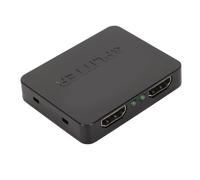 KIMISS 1 in 2 Out 4K HD Multimedia Interface Splitter for Dual Monitors - Supports Full HD 1080P & 3D - Ideal for TVs, Gaming Consoles, PCs & More