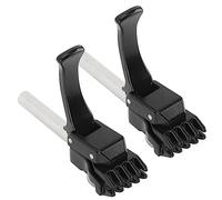 KIMISS 1 Pair Black Badminton Stringing Clamp for Tennis, Racket Stringing Tool, Adjustable Flying Clamp for Squash & Badminton | Compatible with Fit for Li Ning, Fit for Victor & More