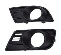 KIMISS 1 Pair Front Fog Light Grille Decorative Cover Black