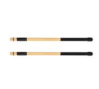 KIMISS 1 Pair of Fit for Bamboo Jazz Drumsticks - Percussion Instrument Accessories, Lightweight Black Drum Stick Rods for Natural Sound and Performance