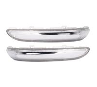KIMISS 1 Pair Rearview Mirror Turn Shell, 9814464680 Wing Mirror Indicator Lamp Lens Replacement for 208 2012-2019, Durable & Transparent Lens
