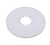 KIMISS 10 Inch 5th Wheel Lube Plate 5th Wheel Lubrication Plate 10 Inch Fifth ABS Serrated Design 2 7/8 Inner Diameter with 3/16 Thickness for RVs Trailers Campers
