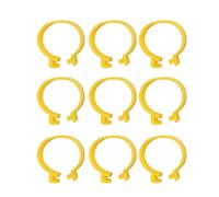 KIMISS 100PCS Plastic Duck Leg Bands Clips for Identifying Chickens, Ducks, and Geese - Reusable Poultry Ankle Rings