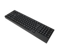KIMISS 109 Left - Handed Keyboard Key Left Hand Keyboard USB Wired Business Keyboard with 2 HUB Ports, ABS Material, 7 8 10 Compatible, Black Color