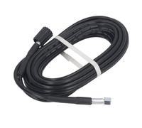 KIMISS 10m High Pressure Washer Hose - Ble PVC Rubber Explosion Proof Pipe, M22x1.5mm-14mm, Ideal for Car and Garden Use (Concave Brim Type)