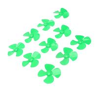 KIMISS 10Pcs 80mm 4 Blades Propeller Plastic Rotating Toy Model Accessories with 2mm Hole XR-149 High Performance for Toy Accessories (Green)
