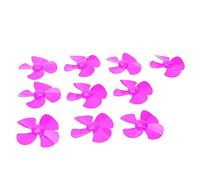 KIMISS 10Pcs 80mm 4 Blades Propeller Plastic Rotating Toy Model Accessories with 2mm Hole XR-149 High Performance for Toy Accessories (Rose Red)