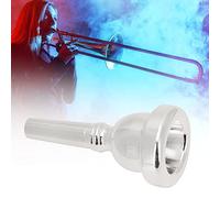 KIMISS 12C Alto Trombone Silver Plated Brass Mouthpiece - Exceptional Sound Quality, Compatible with Most Alto Trombones