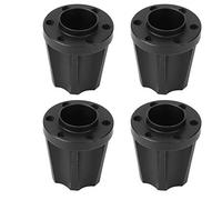 KIMISS 12mm Hex Hub Extension 4pcs RC Car Wheel Hex Hubs Wheel Adapter Black Fit for SCX10 1/10 RC Crawler 1.9inch 2.2inch 15mm Offset Extension (23mm)