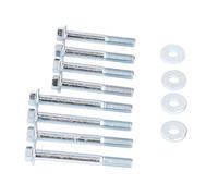 KIMISS 12Pcs Engine Stand Screw/Fastener Gasket Kit 551412 Replacement for Fit for GM LS LT Series Engines - Includes M10x1.5 Bolts for Easy Installation