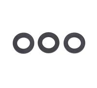 KIMISS 12pcs Rubber Washer Ring Set for Shower Faucet, Water Pipe, and Sealing Replacement (1/6 15.5-17.5cm Head Circumference)