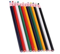 KIMISS 12PCS Sewing Marking Crayons - Colorful Peel-Off Wax Pencils for Quilting, Dressmaking & Crafting