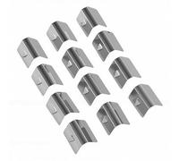 KIMISS 12pcs Stainless Steel Wind Deflector Clips Rain Channel Replacement for Heko G3 Sned with Easy Clip System Rustproof