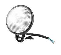 KIMISS 12V Headlight - 5-Inch Motorcycle Lamp Bulb with 5 Connection Wires for Round Choppers (White)