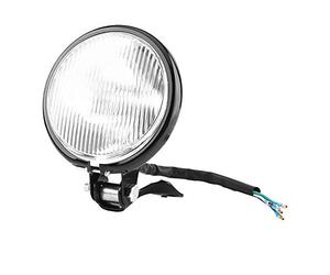 KIMISS 12V Headlight - 5-Inch Motorcycle Lamp Bulb with 5 Connection Wires for Round Choppers (White)