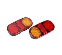 KIMISS 12V Universal LED Tail Lights Tail Brake Turn Stop Licence Plate Lights Lamp Taillight for Trailer Bus RV