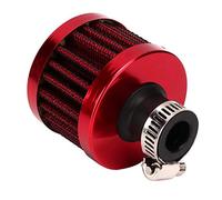 KIMISS 13mm 0.5inch Universal Mini Air Intake Filter Vent Crankcase Breather Car Accessory(red)