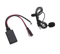 KIMISS 150cm Bluetooth 5.0 Wireless Module AUX IN Adapter with Handsfree Mic for 2 3 5 6 - Plug & Play Easy Installation