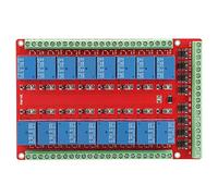 KIMISS 16 Channel Relay Module, for Industrial Automation, High/Low Level Trigger, DC 12V, 16 Channel Interface Board
