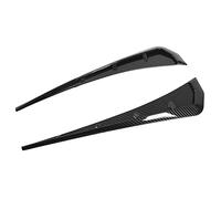 KIMISS 1Pair ABS Carbon Fiber Pattern Universal Side Fender Vent Air Wing Cover Trim for Enhanced Car Style and Air Circulation