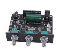 KIMISS 2.1 Channel Amplifier Board HiFi 100W Subwoofer with APP Control, Wireless BT 5.1 o Module, Easy Connections for Home Entertainment, Treble & Bass Adjustment