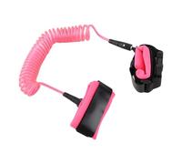KIMISS 2.5M Anti-Lost Wrist Leash with Safety Key Lock - Adjustable Toddler Harness Wristband for Outdoor Safety (Pink)