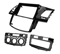 KIMISS 2-DIN Car Stereo Radio Fascia Replacement for Hilux 2009-2015 + Enhanced Audio Panel Bezel + Navigation Trim