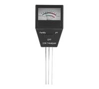 KIMISS 2 in 1 Soil PH Tester Meter - High Precision Fertile Soil PH & Fertilizer Tester for Indoor and Outdoor Garden Plants, Flower and Vegetable Care