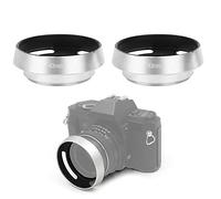 KIMISS 2 Pcs Aluminum Alloy 43mm Silver Camera Metal Lens Hood Replacement for Leica High Performance Electronics/Camera & Photo/Accessories/Lens Accessories/Hoods
