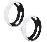 KIMISS 2 Pcs Aluminum Alloy 52mm Silver Camera Metal Lens Hood Replacement for Matte Finish Anti Durable Lightweight Protective Cover Enhanced Image Quality
