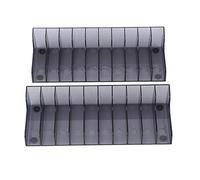 KIMISS 2 PCS Game Card Box Storage Holder for PS4/SLIM PRO - Large Capacity Game CD Stand Bracket