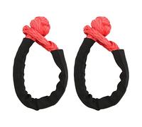 KIMISS 2 Pcs Soft Shackle Recovery Rope, 39683 Lbs Break Strength Tow Shackles for Off-Road SUVs, ATVs, Trucks, and Boats - Lightweight, Wear-Proof Design