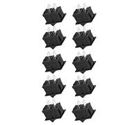 KIMISS 2-Pin Rocker On/Off KCD1-101 | 10PCs Black Toggle Industrial Equipment, Household Appliances, Car & Boat Applications