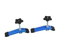 KIMISS 2 Set T-Track Hold Down Clamp Kit for Woodworking, Adjustable Aluminum Track Clamps for CNC and Router Systems