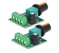 KIMISS 2 Sets PWM Low Voltage Motor Speed Controller DC 1.8V-12V for Fan Pump Motor Control Switch with Speed Control Knob