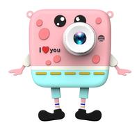 KIMISS 20MP, 1080P Display, Dual Lenses Kids Camera, 4X Digital Zoom, 2.0in IPS Screen, for Boys And Girls Birthday Gift (Pink)
