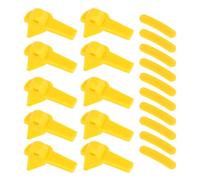 KIMISS 20pcs Tire Changer Plastic Insert Tire Changer Protector Tyre Changer Mount Demount Head Duck Insert Rim Protector Tyre Machine Duck Head Plastic Demount Head