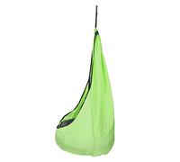 KIMISS 210T Wrinkled Nylon Taffta Pod Swing Seat - Hanging Hammock Chair for Outdoor Fun and Relaxation (Fruit green)