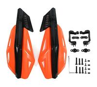 KIMISS 22mm Motorcycle Hand Guard Handlebar Shield Wind Deflector Universal 7/8in Orange