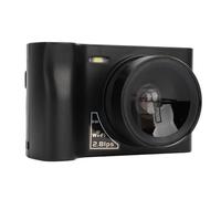 KIMISS 24MP Digital Camera 2.5K, High Resolution Mirr Camera with 16x Digital Zoom and WiFi, 2.88inch Screen, MP3 and Games Functionality, 1800mAh Battery, Ideal for Travelling (Black)