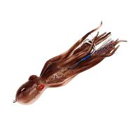 KIMISS 250g Lifelike Octopus Jig for Saltwater Fishing - Simulation Squid Lures with 10 Ink Tablets for Effective Ocean Fishing