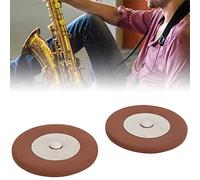 KIMISS 25pcs Saxophone Pad Replacement Set for Saxophone - Multi Size Leather Pads for Repair & Maintenance