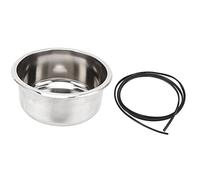 KIMISS 295x130mm RV Sink 304 Stainless Steel Round Sink Single RV Kitchen Sink Sink Single Bowl Sink Rust Resistant Large Capacity for Yacht Motorhome