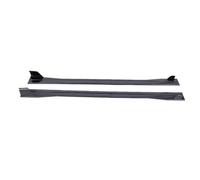KIMISS 2M Car Side Skirt Panel Lip Splitters Carbon Fiber Style ABS Extension Spoiler 6.56ft Universal Body Kit for Vehicle Enthusiasts with Scrape Protection and Matching Bolts