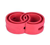 KIMISS 2pc Coil Spring Buffer Red Buffer Rubber Shock Absorber Car Shock Absorber Spring Shock Absorber Buffer Universal Spring Bumper Cushion TPE Buffer Rubber Type B+ or B+B Random Delivery