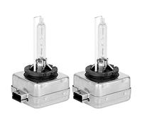 KIMISS 2pc D1S 12V 6000K 35W Xenon Bulbs Headlight Conversion Kit with 7600 Lumens Pure White Light for Improved Night Driving Visibility