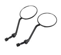 KIMISS 2Pcs 8mm Universal Motorcycle Mirrors, Round Rearview Mirrors, Wide Angle, ABS Shell, Suitable For Most Motorcycles & Electric Scooters