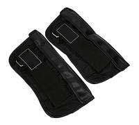 KIMISS 2Pcs Adjustable 1-4KG Wrist Weight Sandbag for Fitness, Boxing, Aerobics, and Physical Therapy - Empty Artificial Leather with Hook & Loop Straps